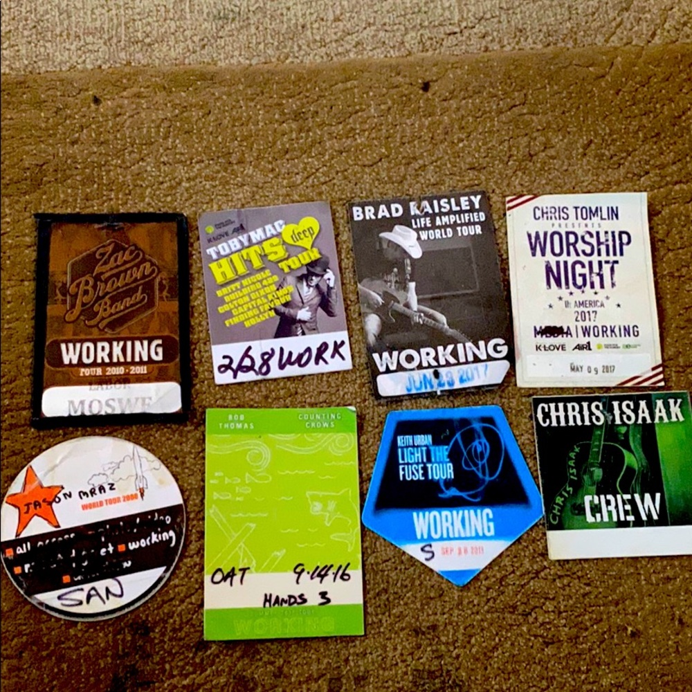 Backstage passes